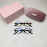 MIU MIU Small Oval Acetate Glasses Frame - Clear Lens or Prescription Ready