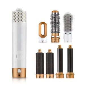 7-in-1 Hot Air Styler Set - Dryer, Curler, Straightener and Volumising Brush