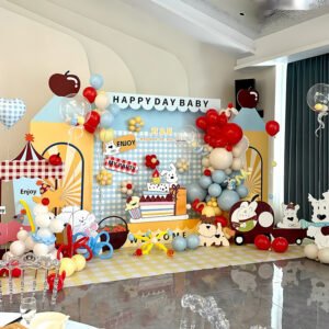 Fairy Tale Notebook First Birthday Backdrop — KT Board Party Decor Sets