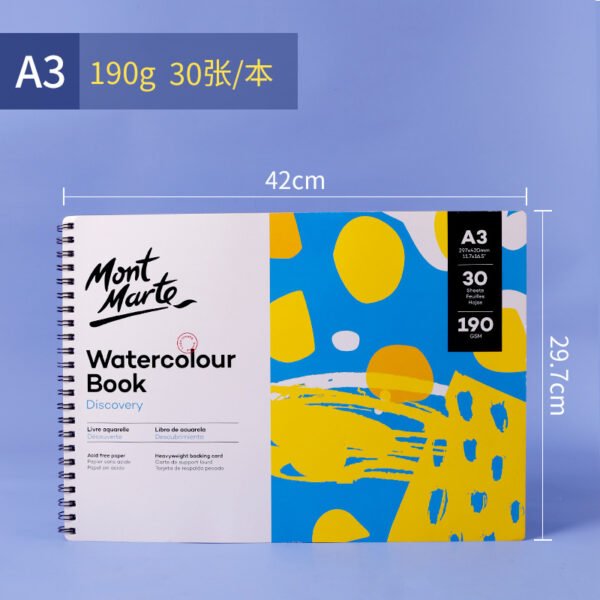 O1CN01qscArk2JyTOATawDi_2200590219490-0-cib Mont Marte Cotton Watercolor Paper Book