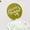 10 Laser-Marked Acrylic Cake Decoration Toppers