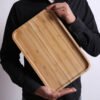 Japanese Bamboo Serving Trays - Round, Square & Rectangular Tea Trays