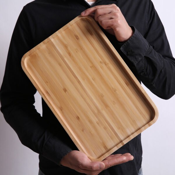 Japanese Bamboo Serving Trays - Round, Square & Rectangular Tea Trays