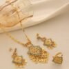 Ethnic Style Tassel Necklace 3-Piece Jewelry Set