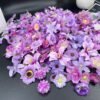 Artificial Flower Curtain String - Hanging Floating Flower Decoration, 20pc + 10m Line