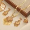 Ethnic Style Tassel Necklace 3-Piece Jewelry Set