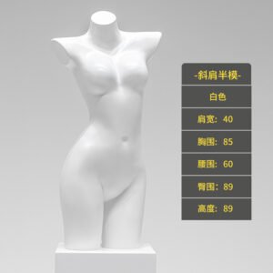 Underwear Display Mannequin Prop - Torso & Bra Model Stand for Retail Stores