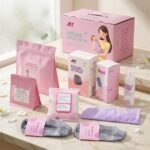 Postpartum Maternity Care Kit - Hospital Box with Nursing Gown, Ice Packs and Disposables