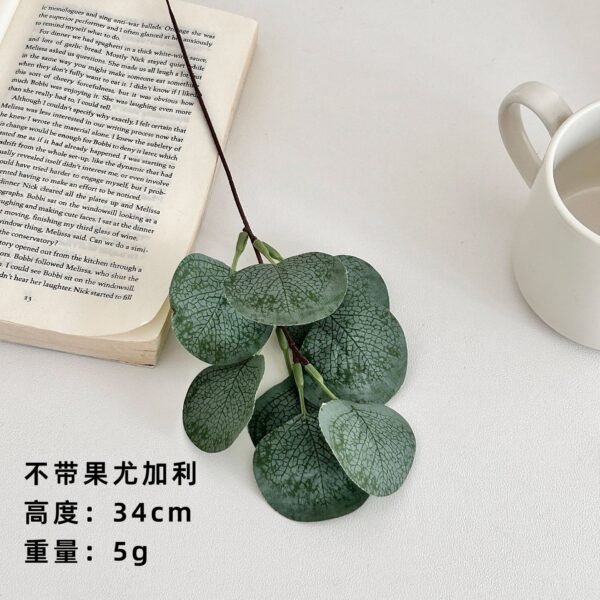 Artificial Eucalyptus Leaf Branch