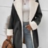 Wool-Blend Workwear Coat - Elegant Casual Outerwear, S to 5XL