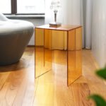Acrylic Side Table - Minimalist Clear Sofa & Bedside Table