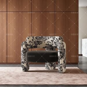 Light Luxury Wraparound Single Sofa Chair