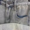 Rhinestone-Trim Straight Leg Jeans - Loose Wide Leg, Women's