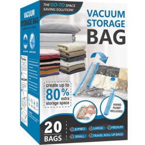 Vacuum Compression Storage Bags - Clothes, Quilts & Mattresses