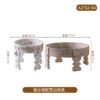Moroccan Carved Solid Wood Coffee Table