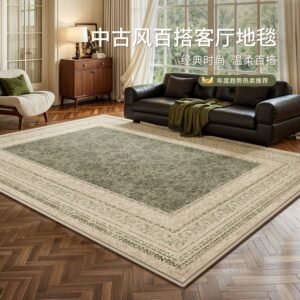 Persian-Style Three-Proof Loop Velvet Area Rug