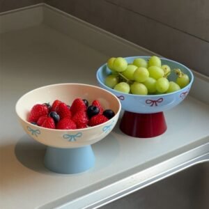 Draining Snack and Fruit Tray — Coffee Table Serving Dish