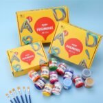 Yalida Acrylic Paint Starter Set with Brush & Palette (50ml)