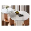 Nordic Solid Wood & Stone Slate Coffee Table / Side Table