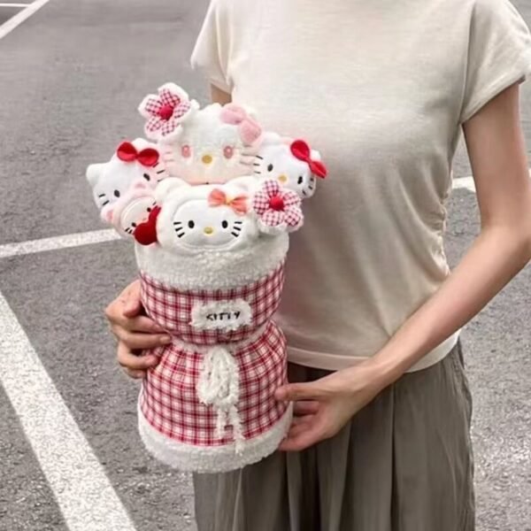 Hello Kitty Plush Doll Bouquet Gift Set