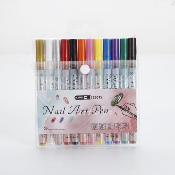 0.5mm Nail Art Liner Pen - Water-Based Acrylic Dotting and Detail Marker