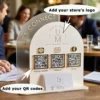 Acrylic Scan-to-Pay QR Code Counter Stand