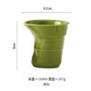 French Style Irregular Pleated Ceramic Cup