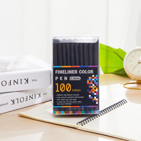 Fineliner Watercolor Pen Set (0.4mm Needle Point)
