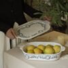 French Style Ceramic Baking Dish with Lid — Twin Handle Bakeware & Serving Plate