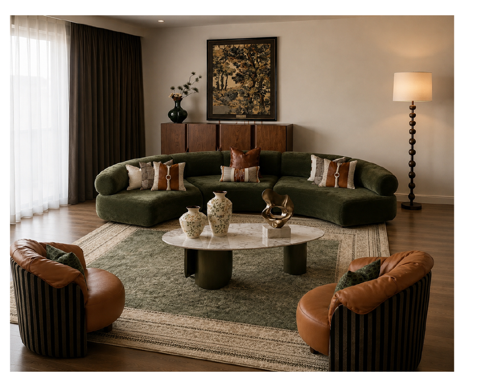 Verdant Earth & Walnut Luxury