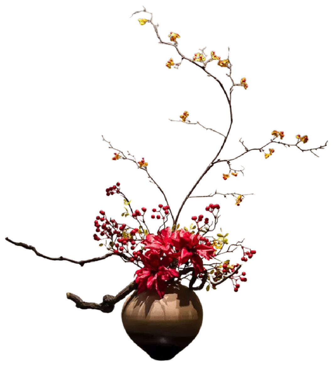 Zen Masterpiece Ceramic Floral Arrangement