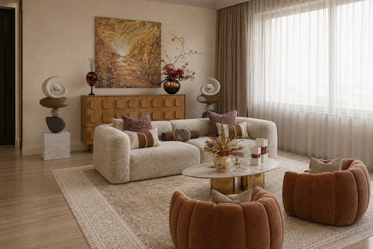 Golden Amber & Wabi-Sabi Elegance