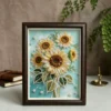 Star & Landscape Pearl Diamond Painting DIY Kit, Small Size with Frame