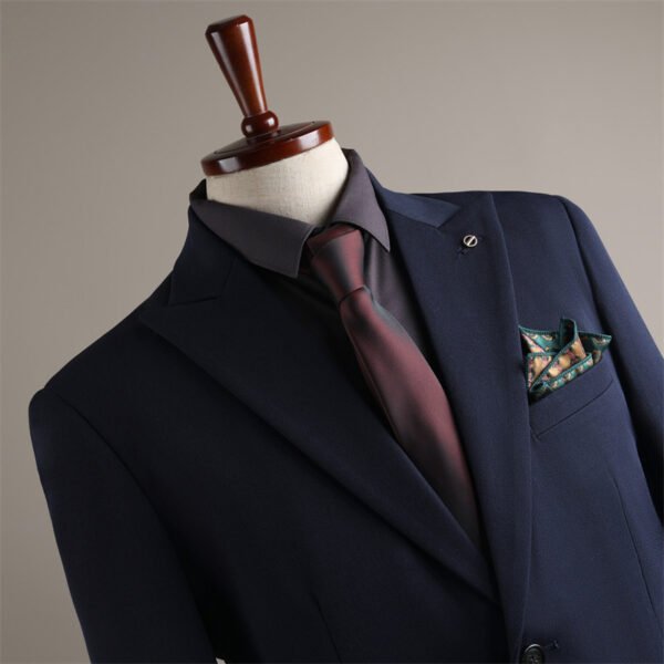 Men's Small Suit Set, New Autumn Style, Groomsmen's Suit, Wedding, Business Casual, Work, Notch Lapel Suit, Slim Fit