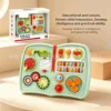 Colorful Light-Up Busy Book Toy - Early Learning Sensory Activity Book