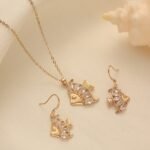 Cross-Border Tropical Fish Pendant Necklace Ocean Fish Earrings Jewelry Set