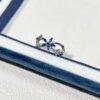 Blue Zircon Open Rings - Minimalist Adjustable Statement Ring Collection