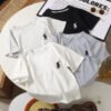 Kids Embroidered Pony Short-Sleeve Cotton T-Shirt