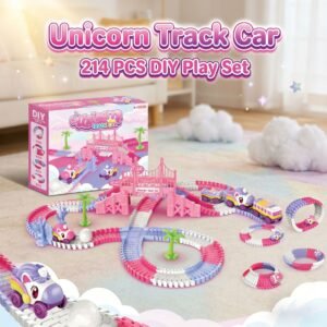 Unicorn Electric Track Car Building Set