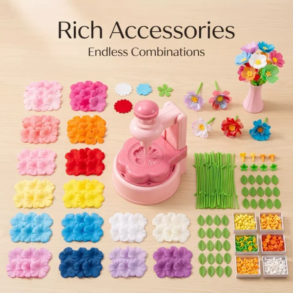 DIY Flower Embossing Machine Craft Set for Kids