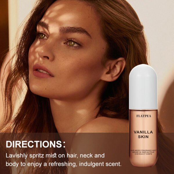 Vanilla Coconut Perfume Spray 50ml, Alcohol-Free, Long-Lasting, Non-Irritating