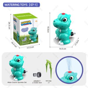 Dinosaur Sprinkler Water Toy - Summer Garden Outdoor Water Play Set