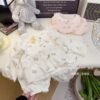 O1CN012rpgvw1CSEK5nUuoj_2218561860079-0-cib Floral Western Style Long Sleeve Cardigan, Baby Spring Summer Autumn Doll Collar Cartoon Home Clothes Suit