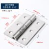 304 Stainless Steel Butt Hinge - Heavy Duty Cabinet and Machine Hinge