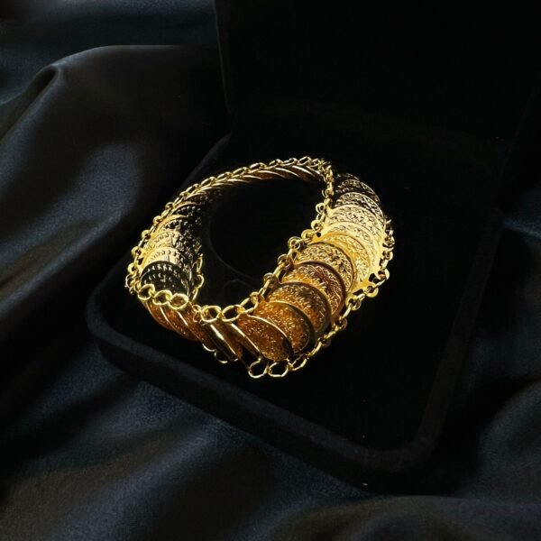 Middle East Ethnic Style Gold-Plated Bracelet, Non-Fading Bridal Bracelet, Wedding Accessory