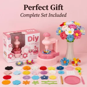 DIY Flower Embossing Machine Craft Set for Kids