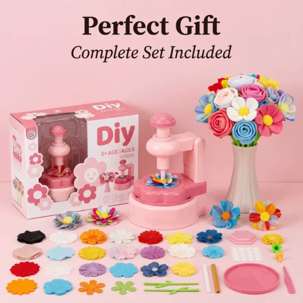 DIY Flower Embossing Machine Craft Set for Kids