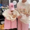 O1CN013OtNgO1CSEKvWcu3W_2218561860079-0-cib Girls 3D Bunny Ears Bear Two-Piece Summer Suit