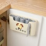 Wall Mounted Bin Bag Dispenser - Adhesive Rubbish Bag Holder for Kitchen
