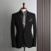 Plus Size Men's Business Casual Slim Wedding Groomsmen Dress Suit